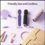 [Hot Item] AV Vibrator Wand 20 Vibration Modes 8 Speeds USB Rechargeable Waterproof Quiet for Women's G-Spot Clitoral Massage